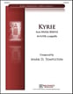 Kyrie SATB choral sheet music cover